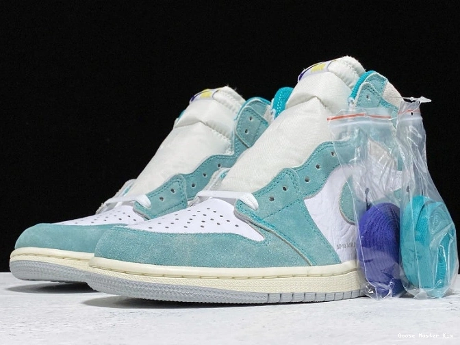 Retro 555088-311 Jordan 1 Green Air OG High Turbo 0801